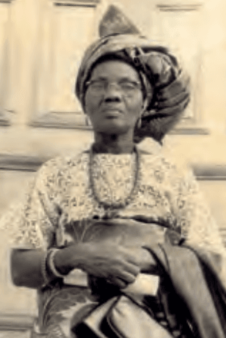Funmilayo Ransome-Kuti on her 70th birthday.