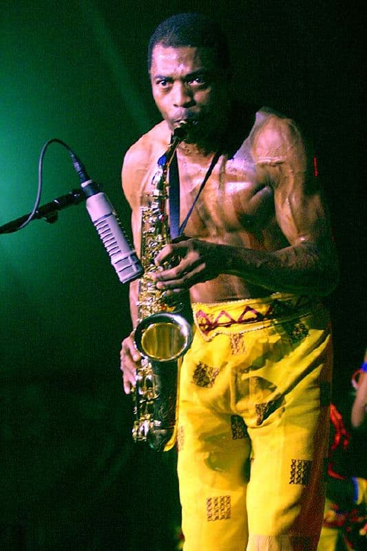 Fela Anikulapo-Kuti, founder of Afrobeat.