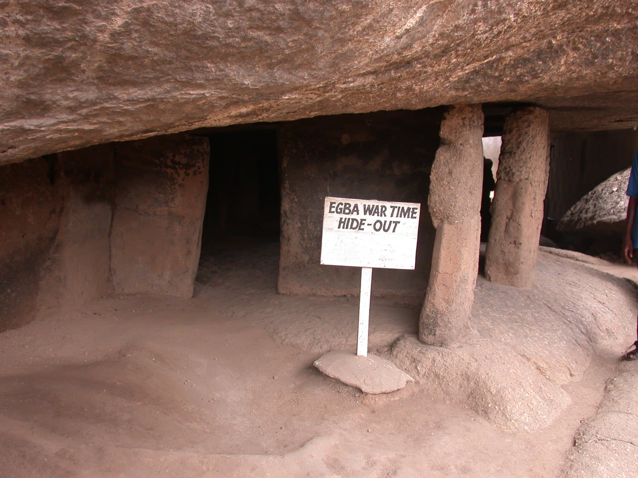 Olumo Rock hide-out cave from the 19th-century Egba war